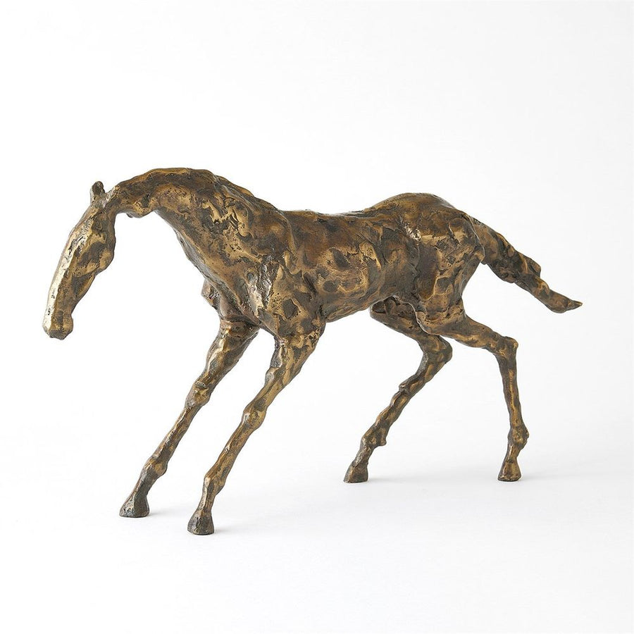 Decorative Objects Cast Stallion-Bronze