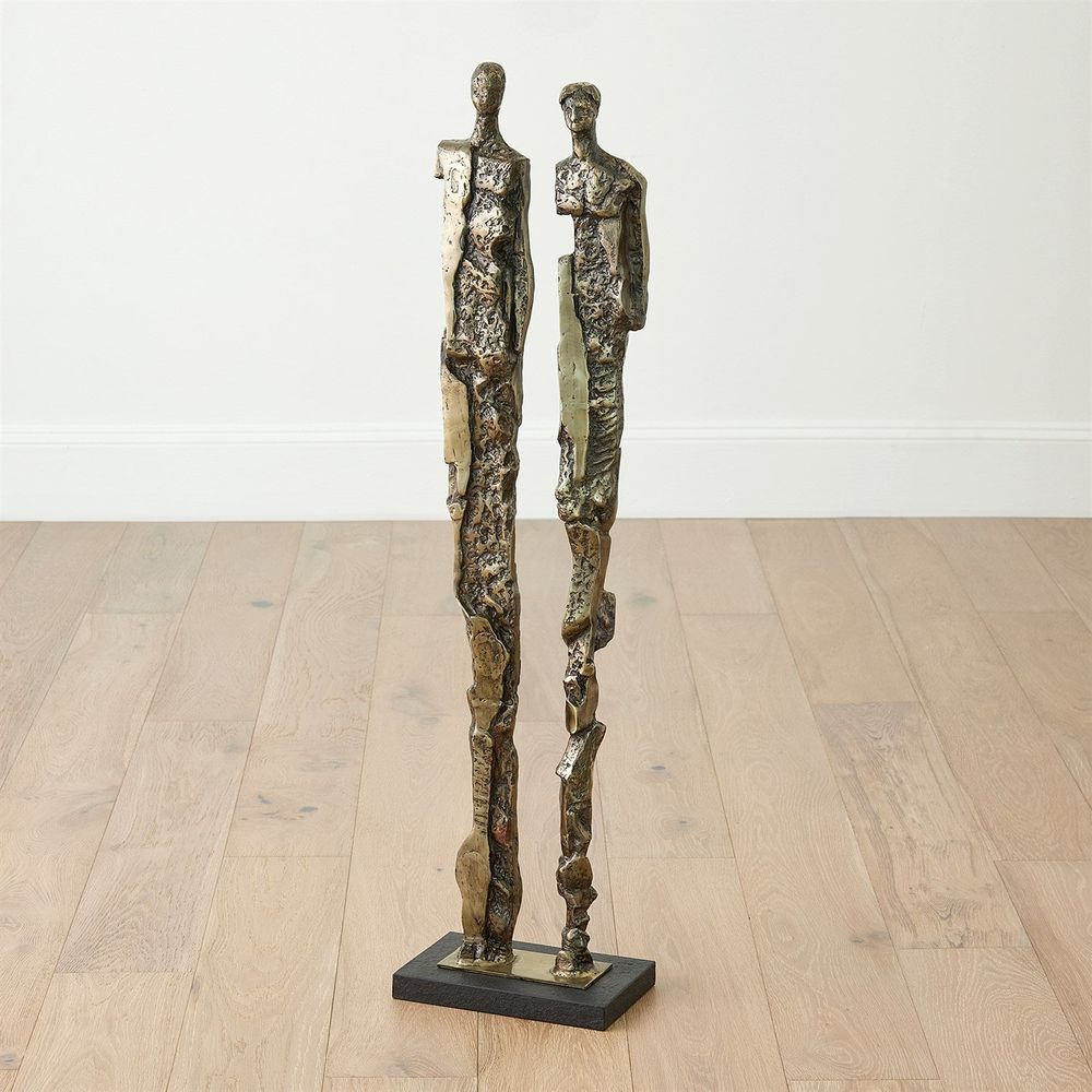 Decorative Objects Abstract Couple Sculpture-Brass