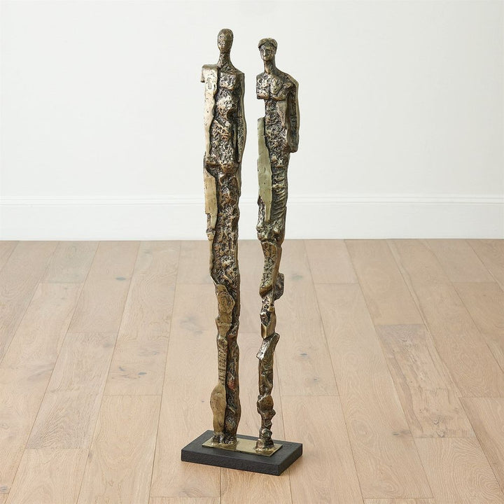 Decorative Objects Abstract Couple Sculpture-Brass