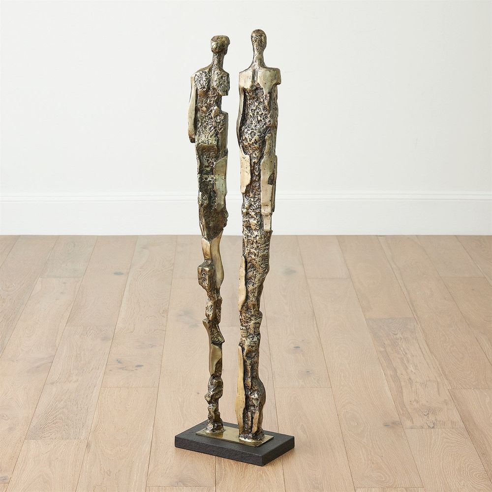 Decorative Objects Abstract Couple Sculpture-Brass