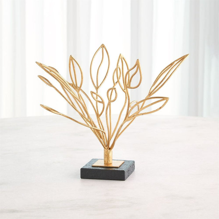 Windswept Sculpture-Gold Leaf