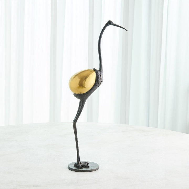 Decorative Objects Precious Egg Sculpture-Brass
