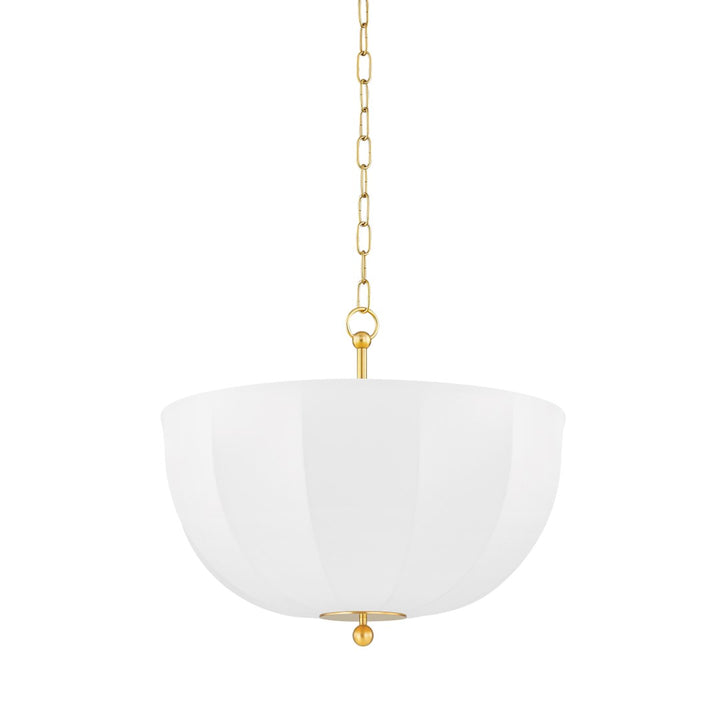 Meshelle 1 Light Pendant-Mitzi-HVL-H816701-AGB-Pendants-1-France and Son