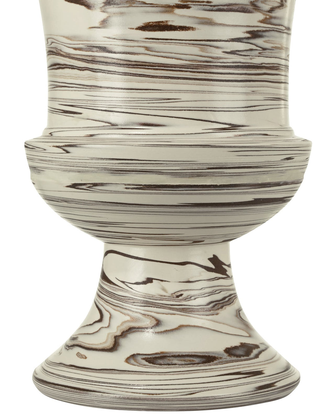 Vases Jejune Beige Large Footed Vase