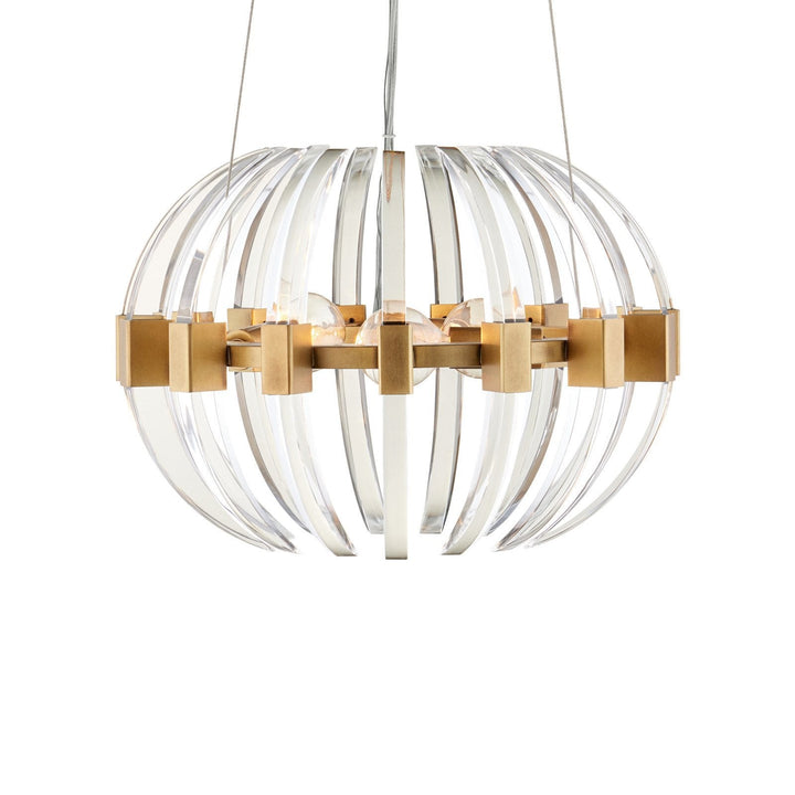 Coquette Small Brass Chandelier