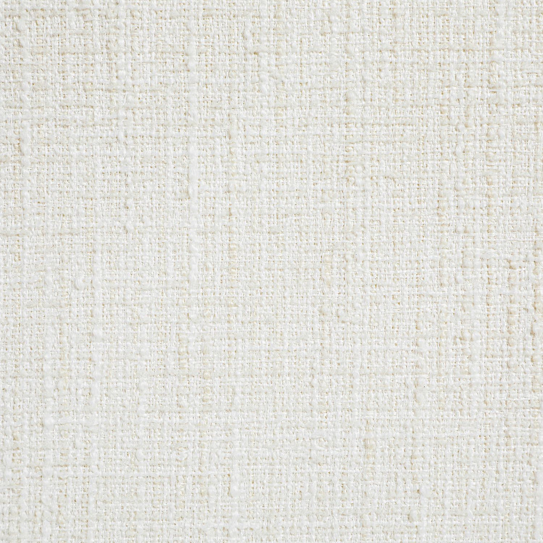 Marlowe Linen Textured Fabric Upholstered Swivel Dining Side Chair — Cream / Stained Brown