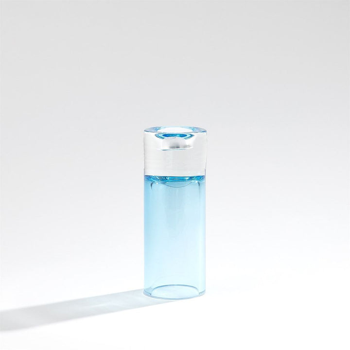 Radiant T-Lite Holder/Vase-Blue-Med