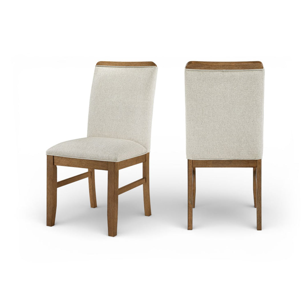 Ananda Beige Fabric Upholstered Dining Chair