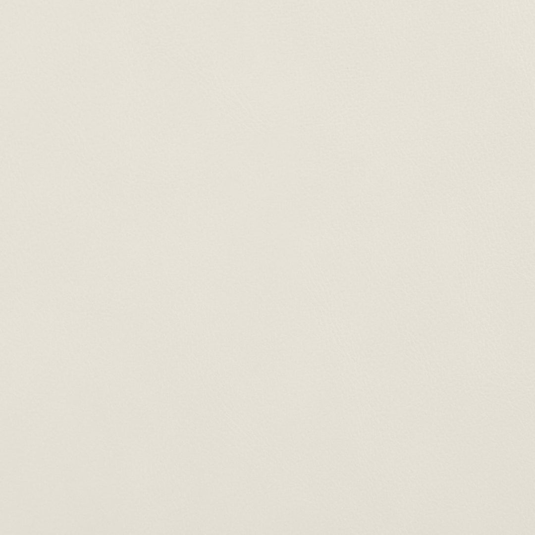 Ellis Cane And Vegan Leather Upholstered Dining Chair — Cream / Natural