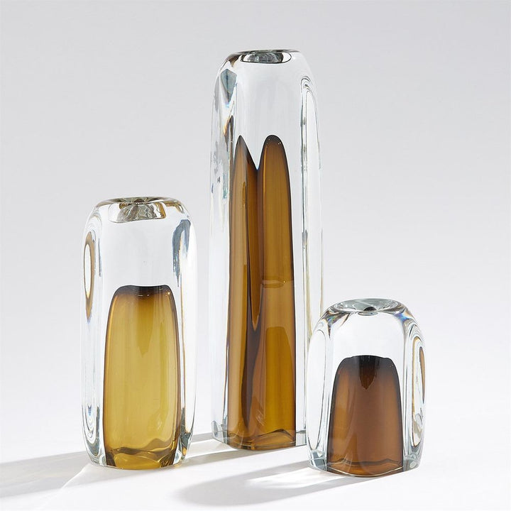 Vases Tower T-Lite Holder/Vase-Moss Green-Sm