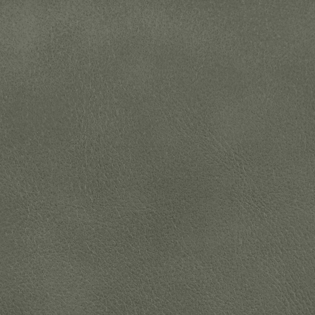 Ellis Cane And Vegan Leather Upholstered Counter Stool — Green / Brown