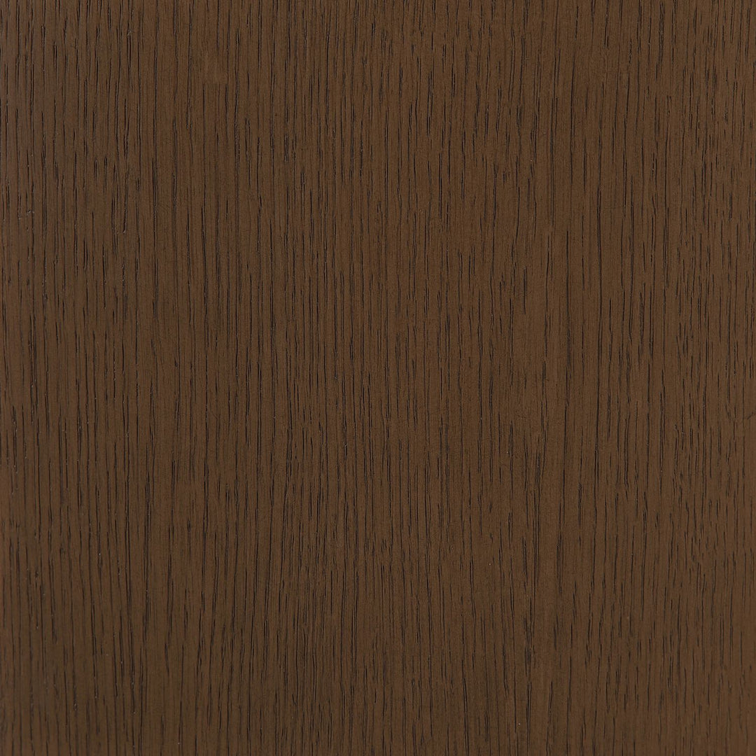 Atelier Vegan Leather Upholstered Dining Chair — Cognac / Painted Brown