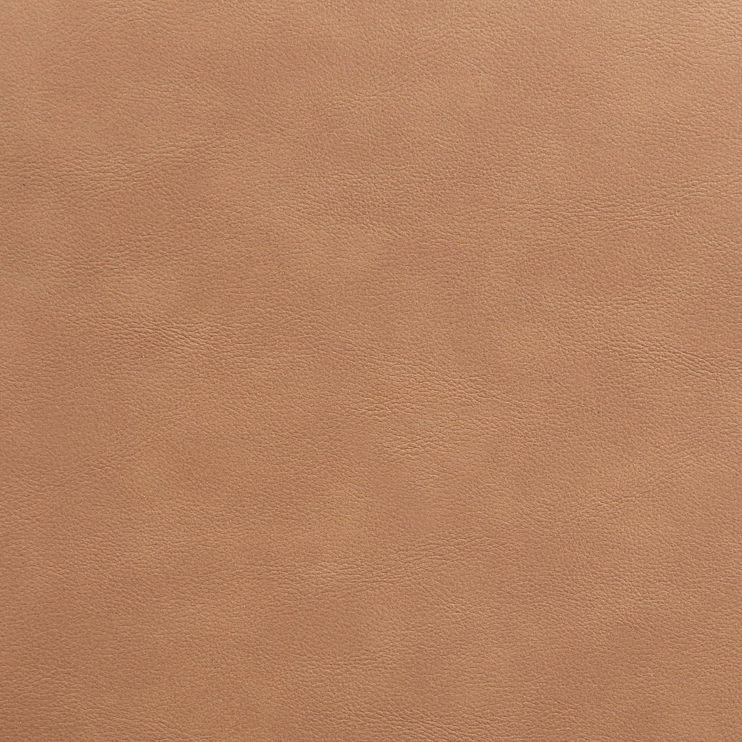 Atelier Vegan Leather Upholstered Dining Chair — Cognac / Painted Natural