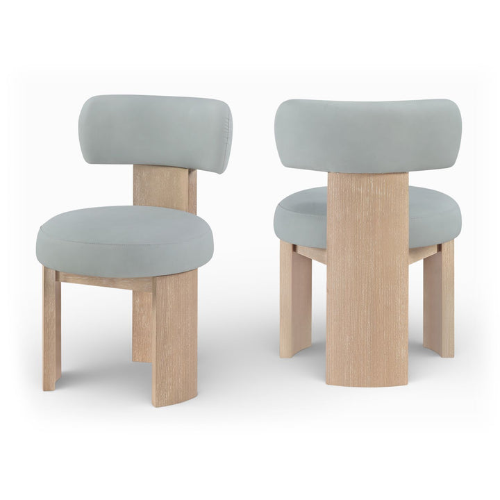 Atelier LtBlu Vegan Leather Upholstered Dining Chair