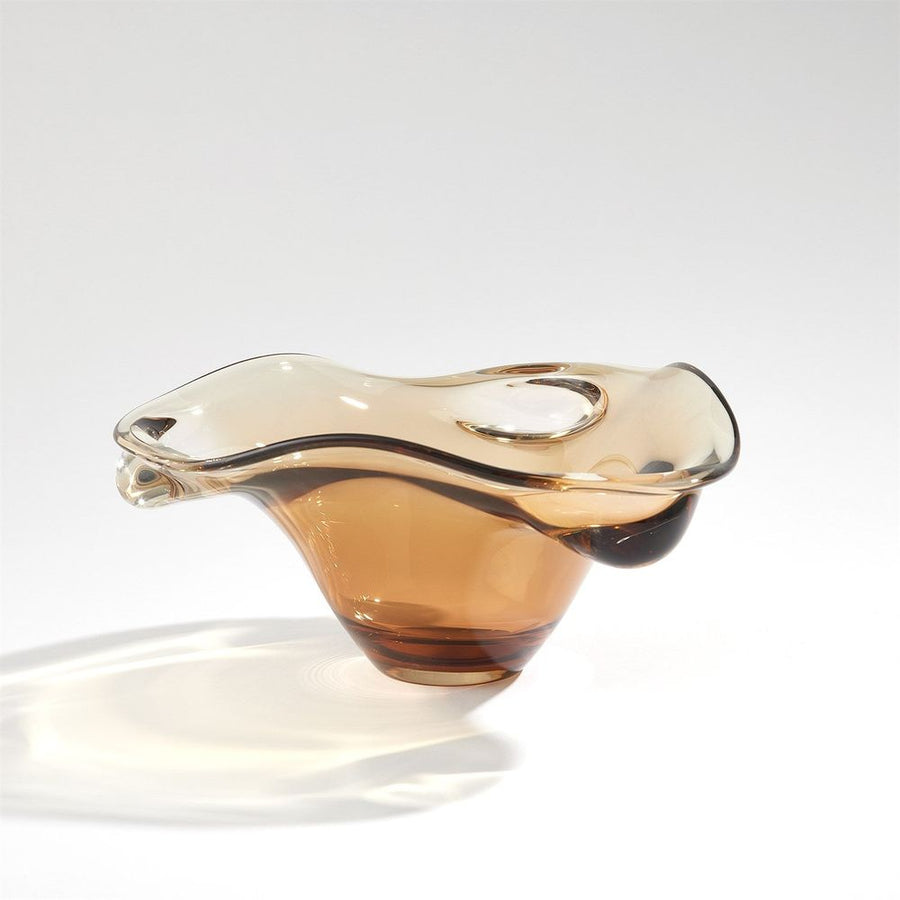 Bowls Triple Bubble Bowl-Amber