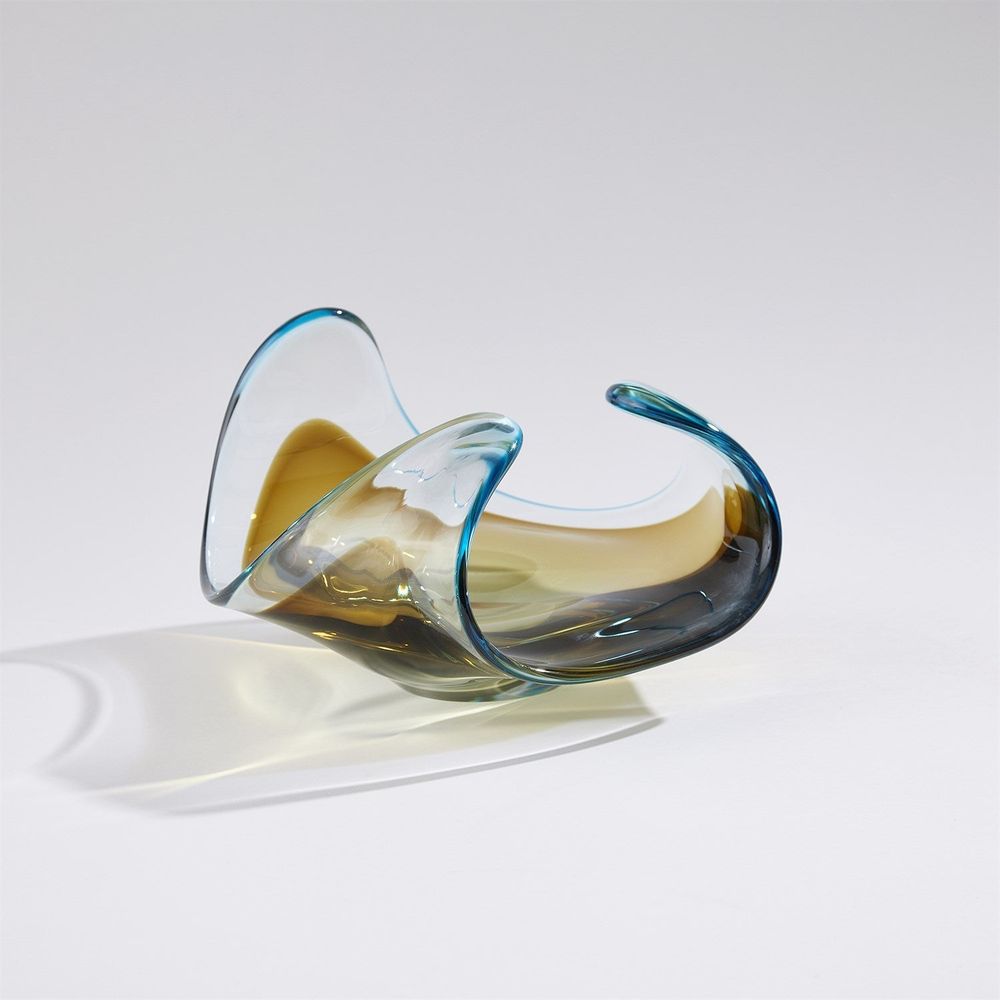 Bowls Trio Bowl-Turquoise/Beige