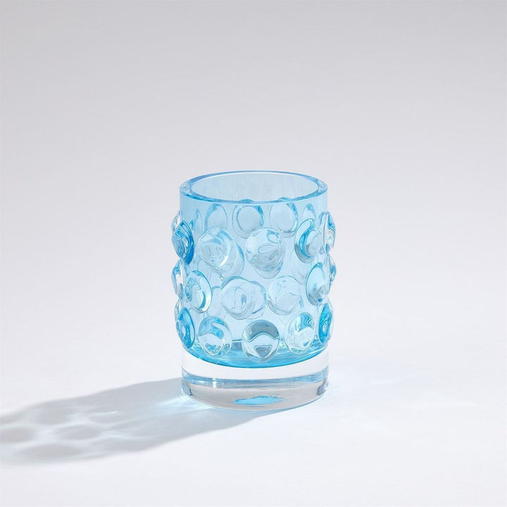 Thousand Eye Vase-Blue-Sm