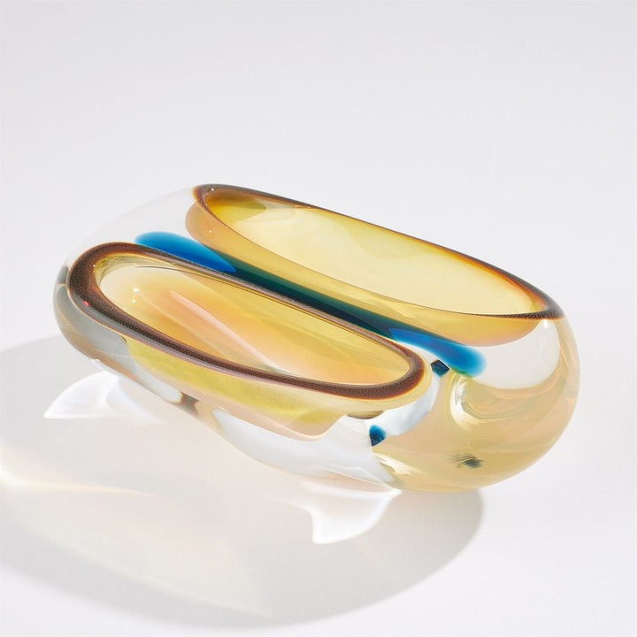 Decorative Objects Doppiare Vessel-Blue Gelp