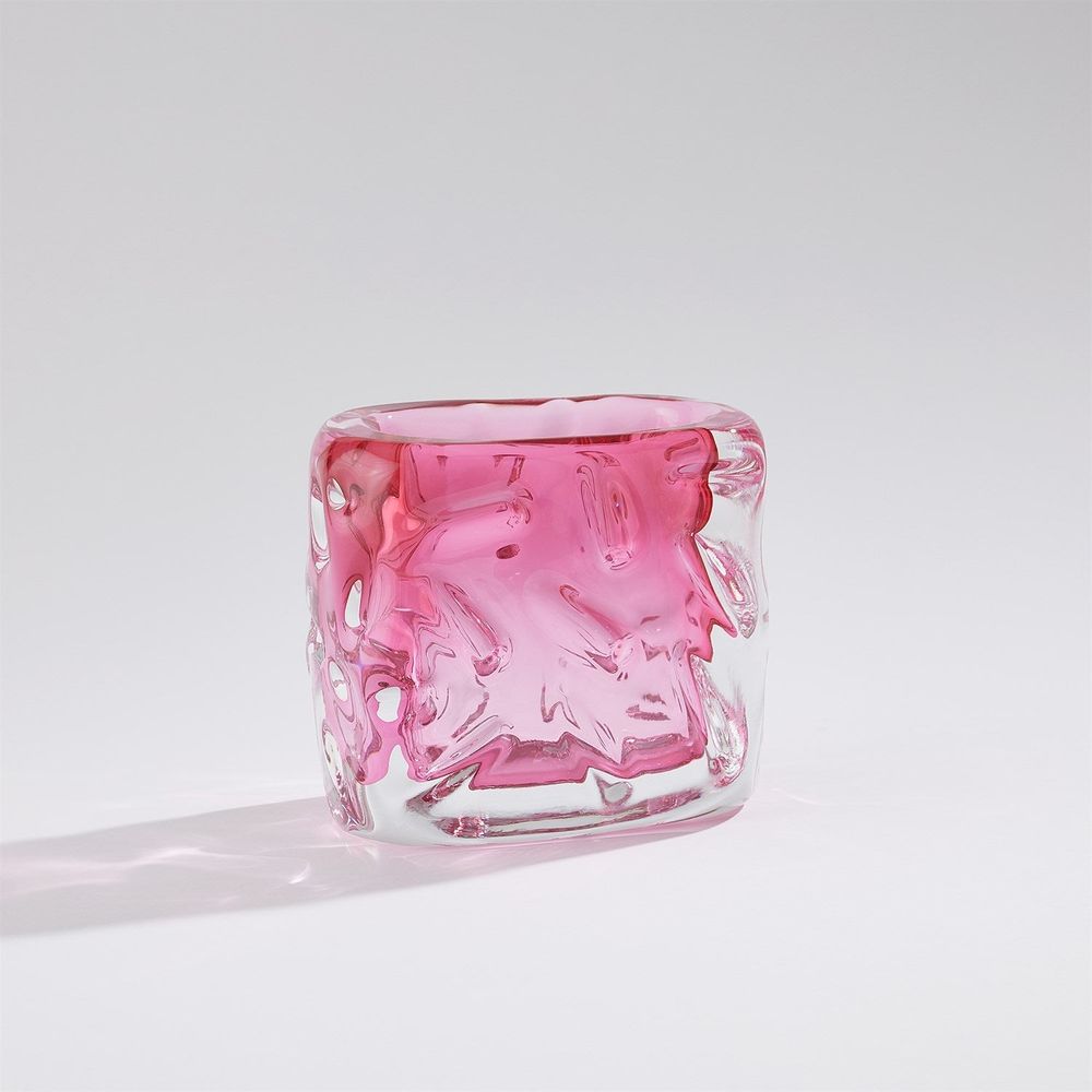 Storm Vase-Rose-Sm
