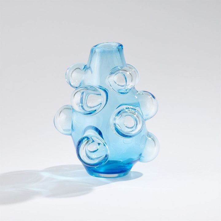 Vases Bubbled Vase-Blue-Sm