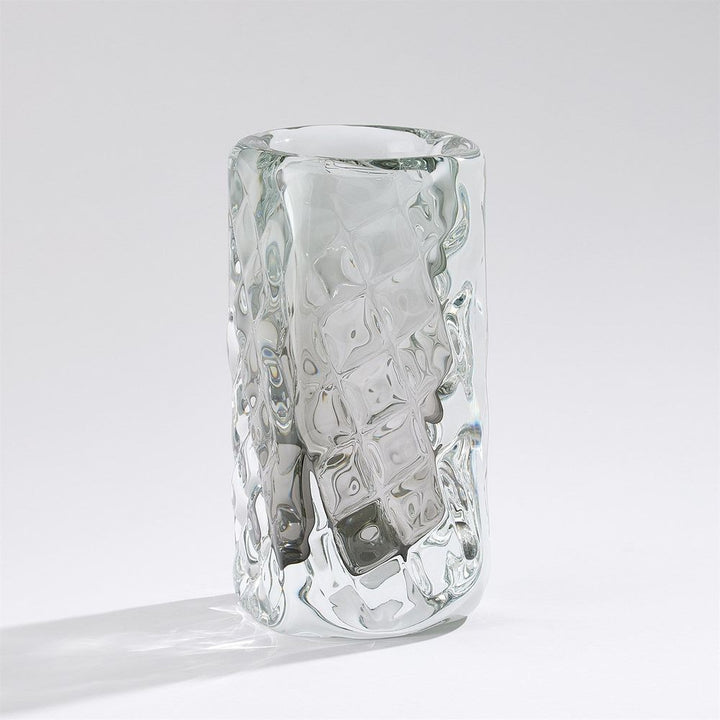 Vases Quilted Vase-Grey-Tall