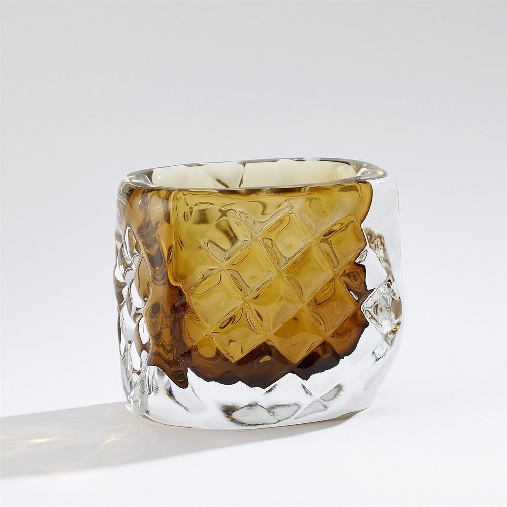 Vases Quilted Vase-Moss Green-Wide