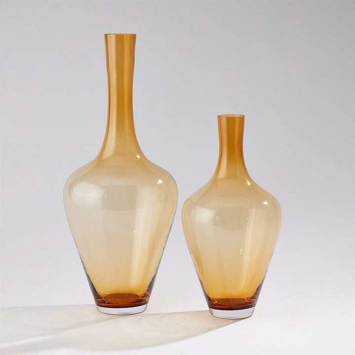 Ambrosia Vase-Caramel-Lg
