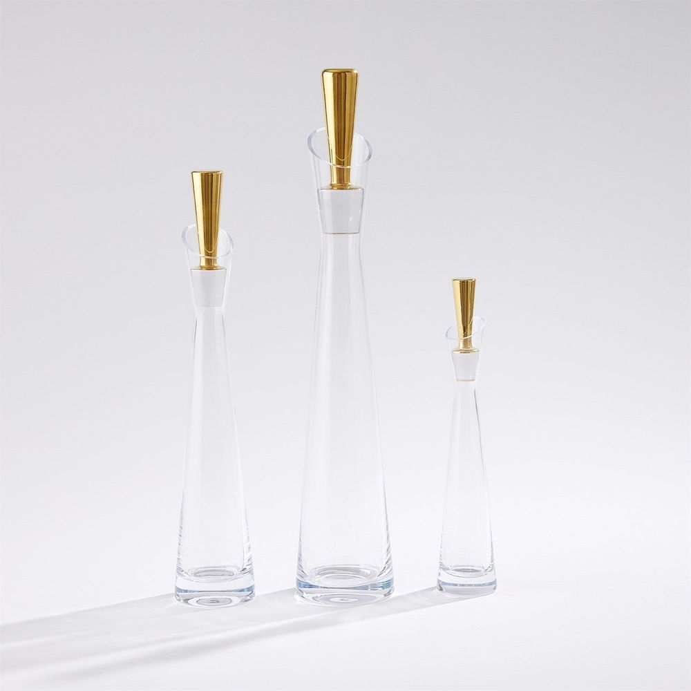 Decanters Slant Decanter-Gold-Med