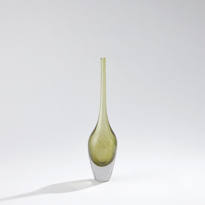 Flecked Spire Bottle-Olive-Lg
