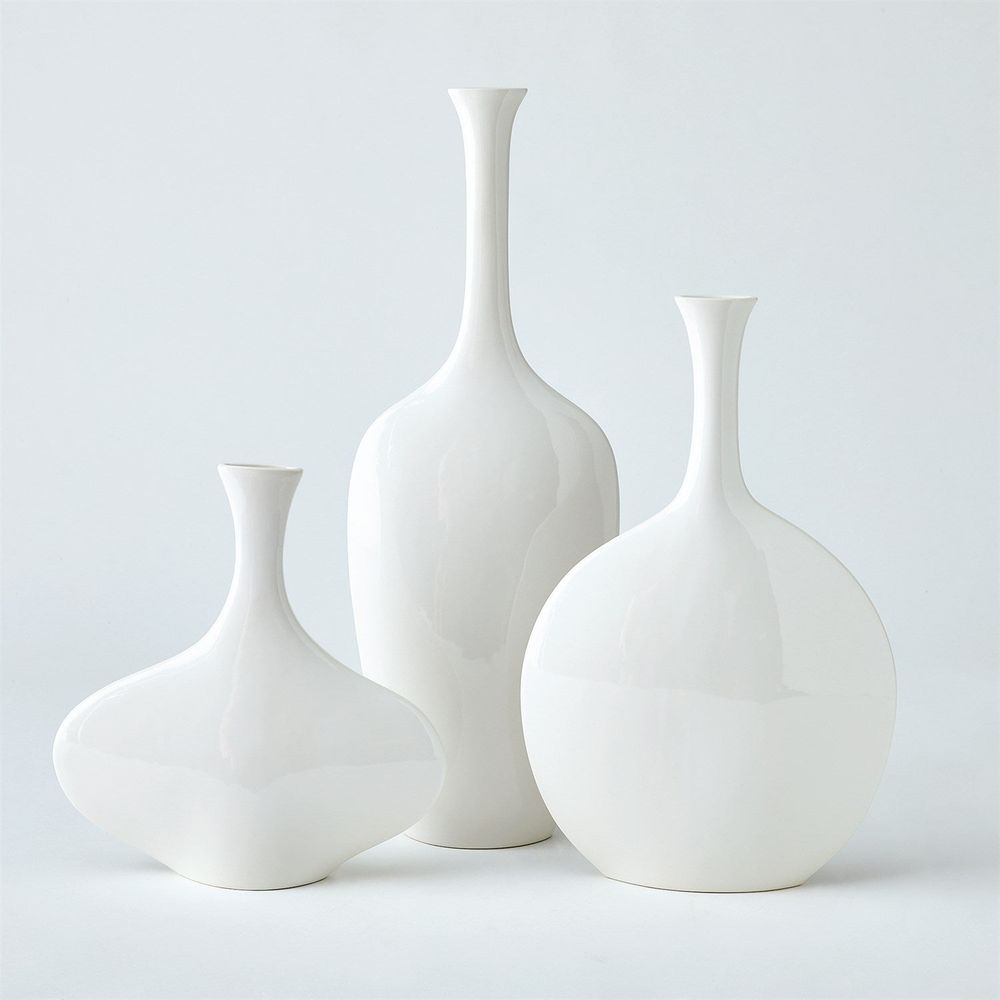 Vases Silhouette Vase-White-Round