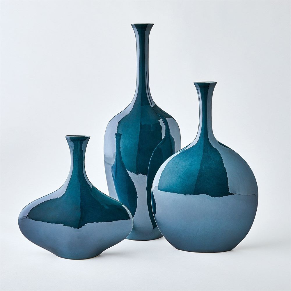 Vases Silhouette Vase-Reactive Blue-Slim