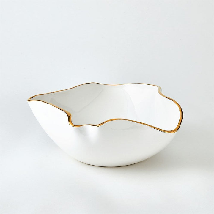 Bowls Currents Bowl-White/Gold