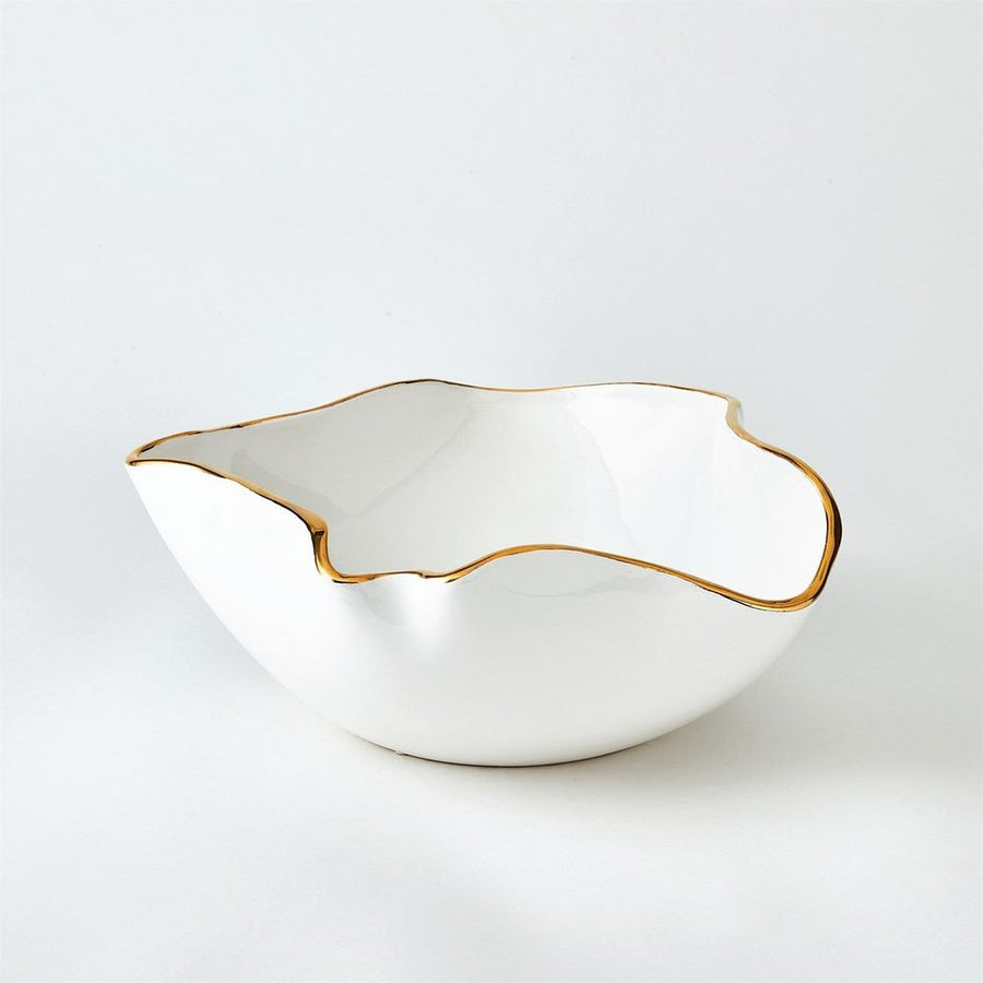 Bowls Currents Bowl-White/Gold