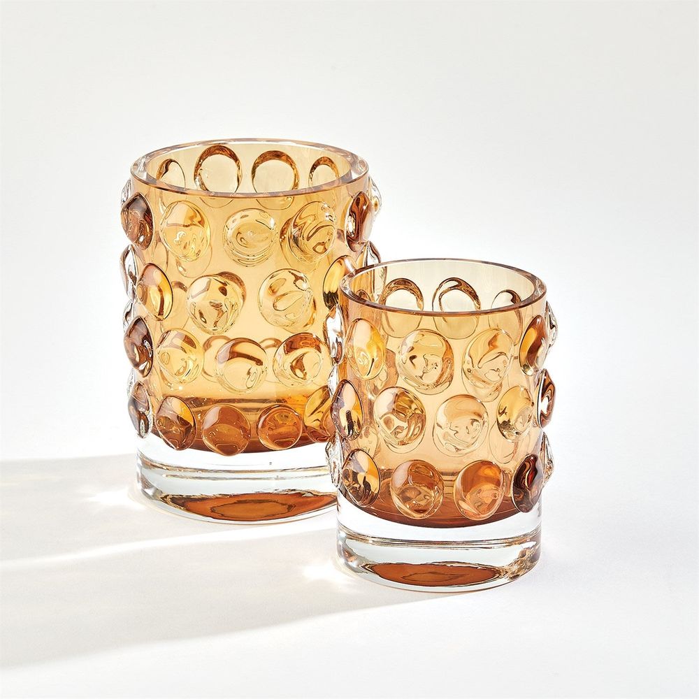 Vases Thousand Eye Vase-Amber-Lg
