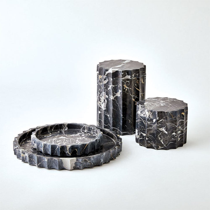 Jars Ionic Jar-Golden Portoro-Sm