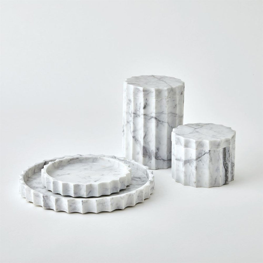 Jars Ionic Jar-Grey White-Sm