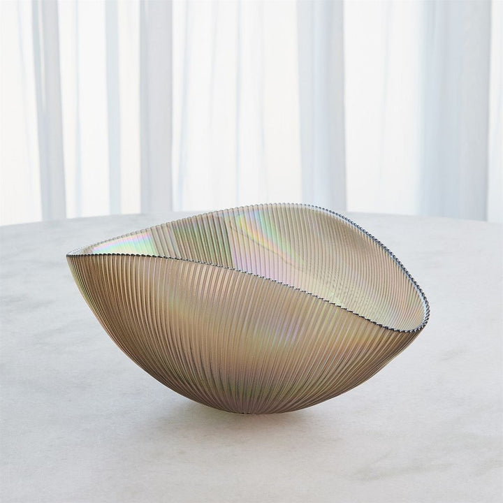 Bowls Pleated Bowl-Sandy-Sm