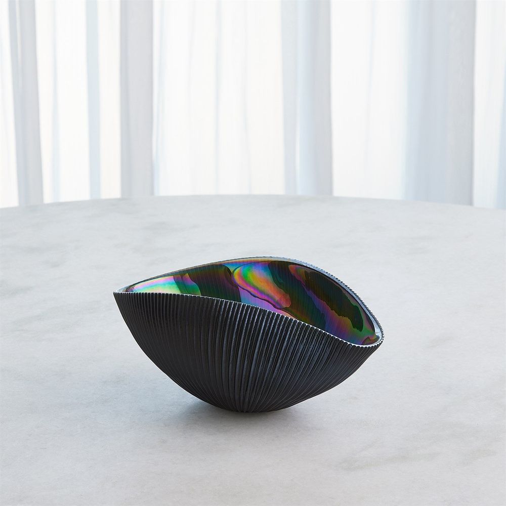 Bowls Pleated Bowl - Black Small