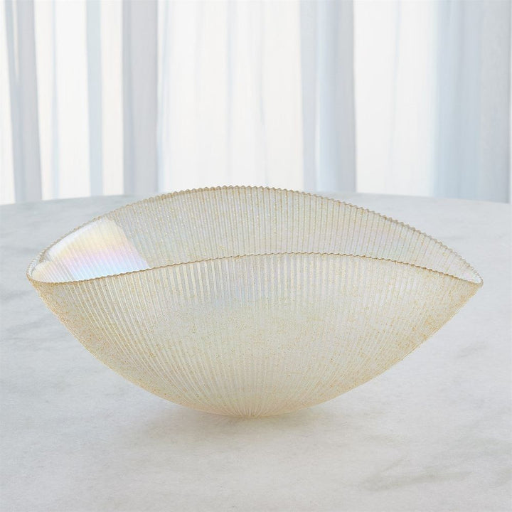Pleated Bowl-Gold-Sm