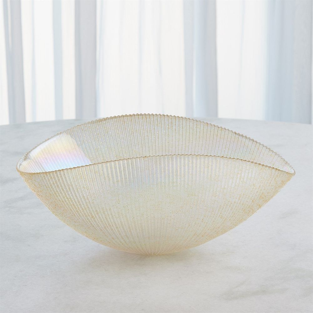 Pleated Bowl-Gold-Sm