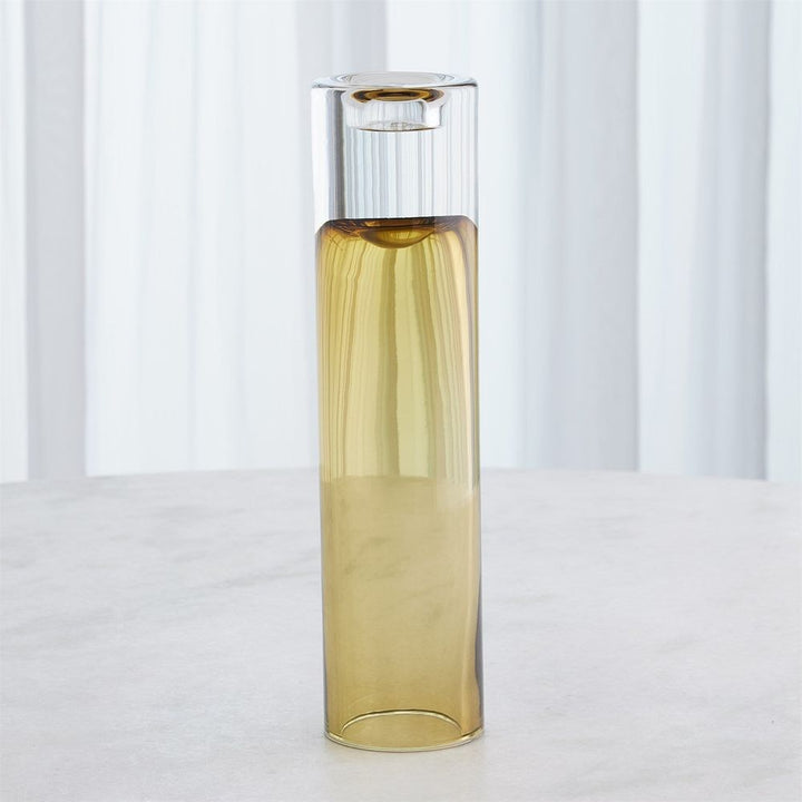 Radiant T-Lite Holder/Vase-Moss Green-Lg