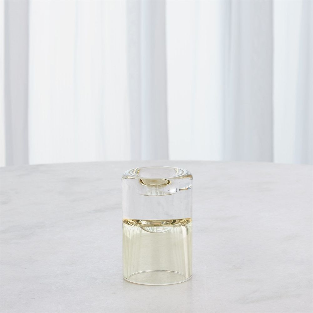 Radiant T-Lite Holder/Vase-Moss Green-Med
