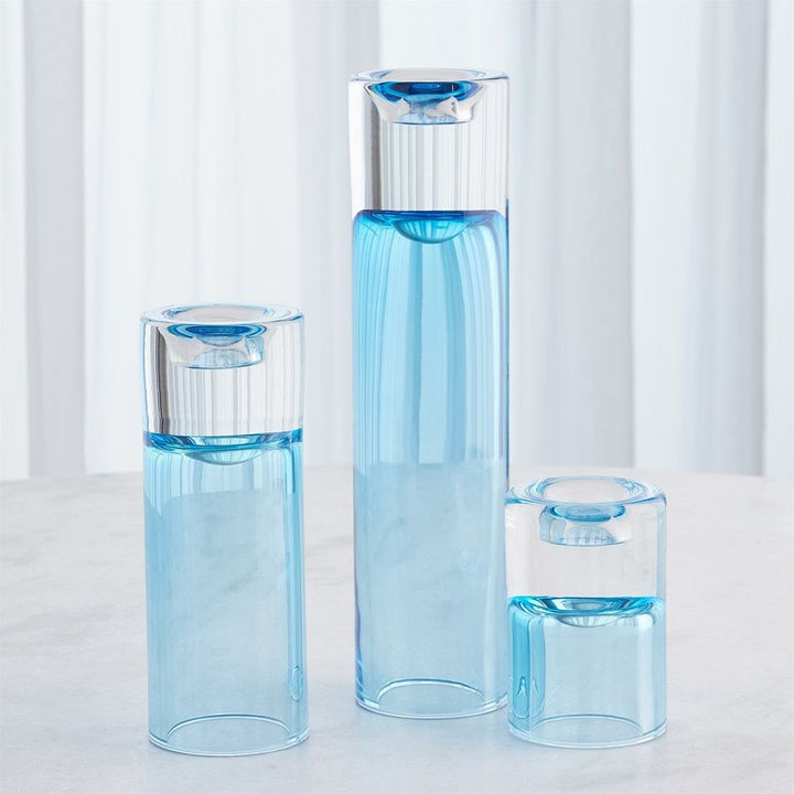 Vases Radiant T-Lite Holder/Vase-Blue-Med