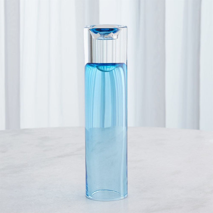 Radiant T-Lite Holder/Vase-Blue-Med