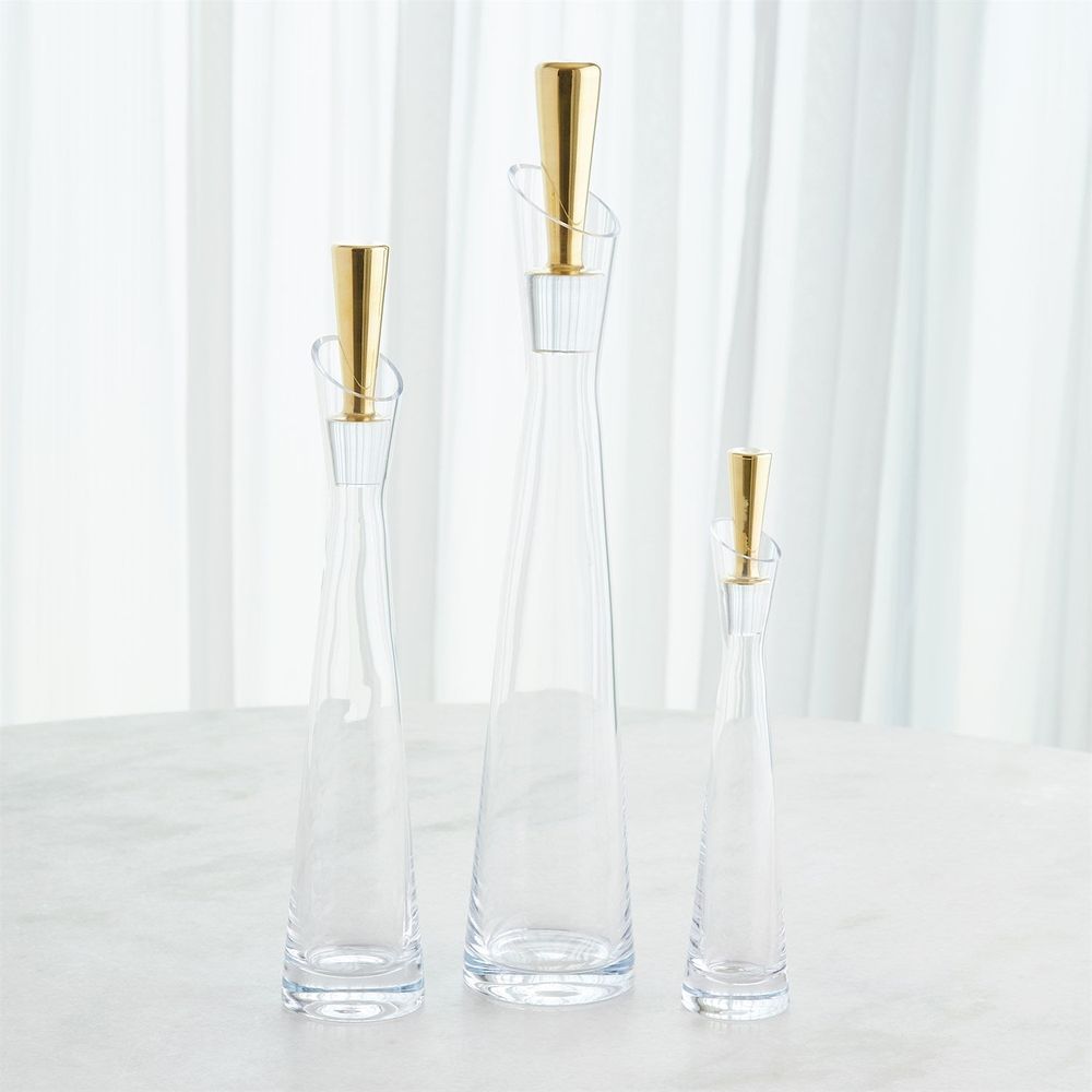 Decanters Slant Decanter-Gold-Med