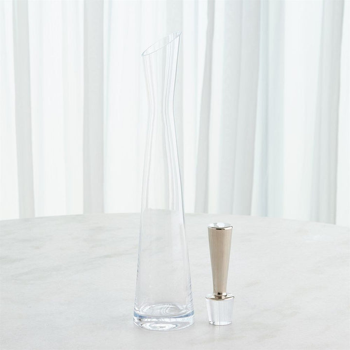 Slant Decanter-Platinum-Med