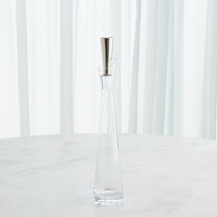 Slant Decanter-Platinum-Med