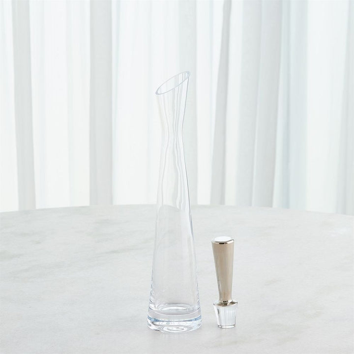 Slant Decanter-Platinum-Med