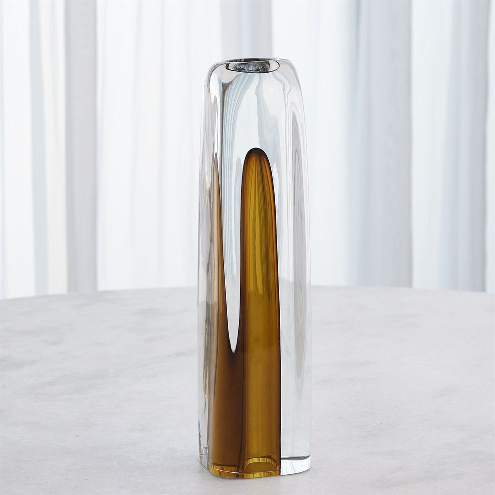Vases Tower T-Lite Holder/Vase-Moss Green-Sm