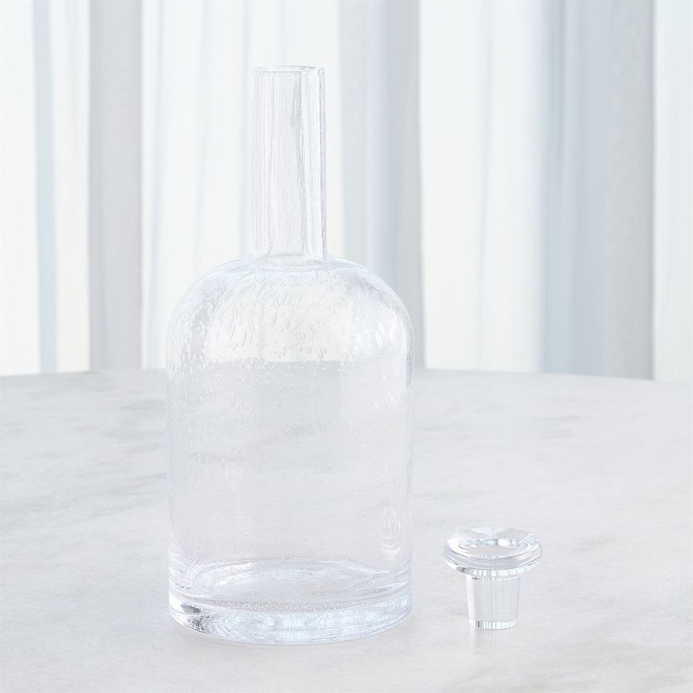 Decanters Necked Seeded Decanter-Lg